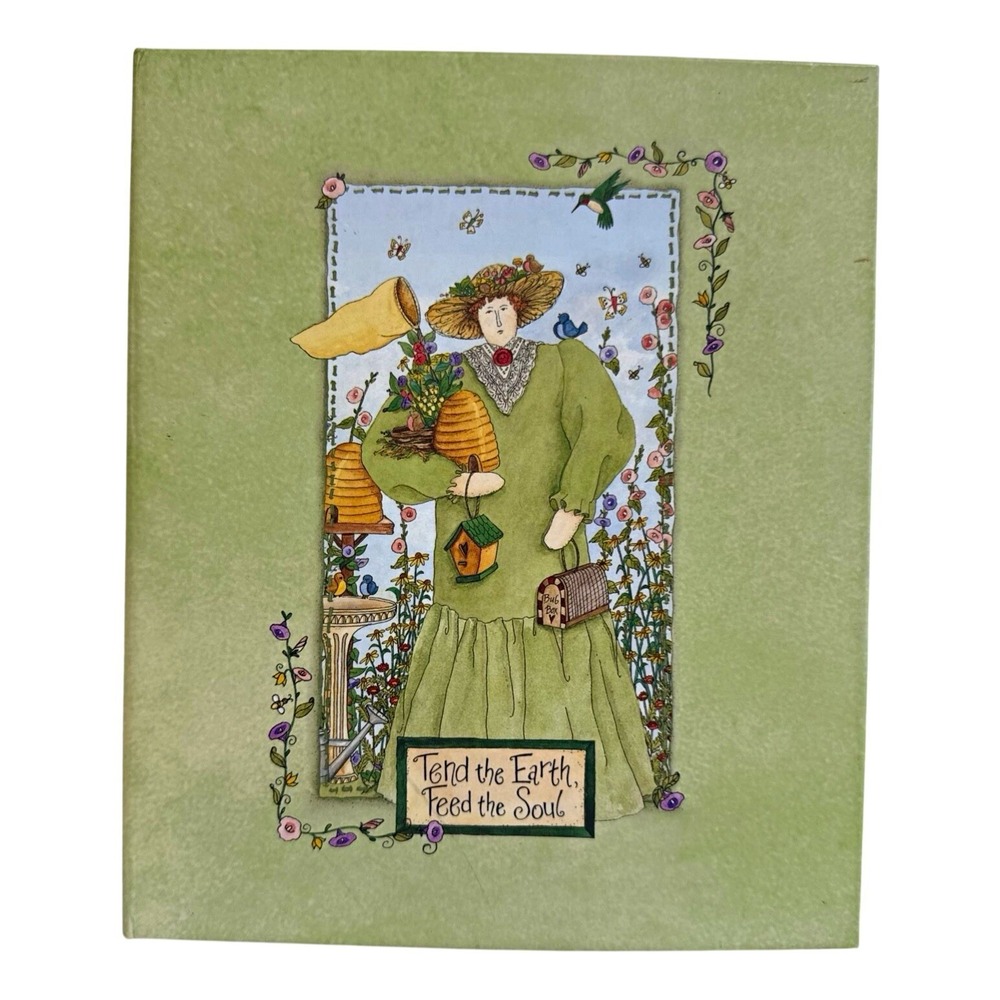 Tend the Earth Feed the Soul Garden Hardcover Journal Organizer w/ Pockets